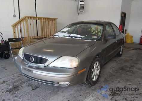 2002 Mercury Sable Ls Premium z USA, uszkodzony, nr VIN 1MEFM55S92A619066